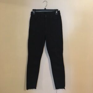 Mother Stunner Zip Ankle Step Fray